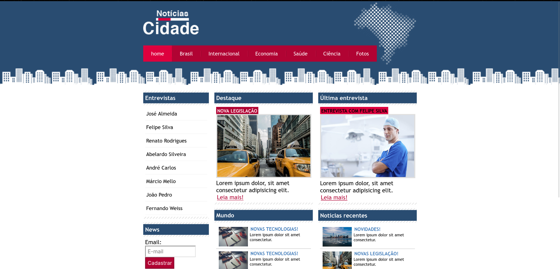 screenshot of project